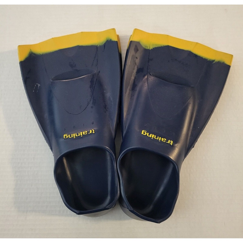 HYDRO Training‎ Swim Finz Size 4-5 Blue & Yellow Kids Used